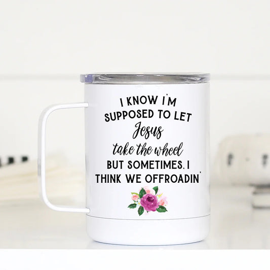 Jesus Take the Wheel Travel Mug