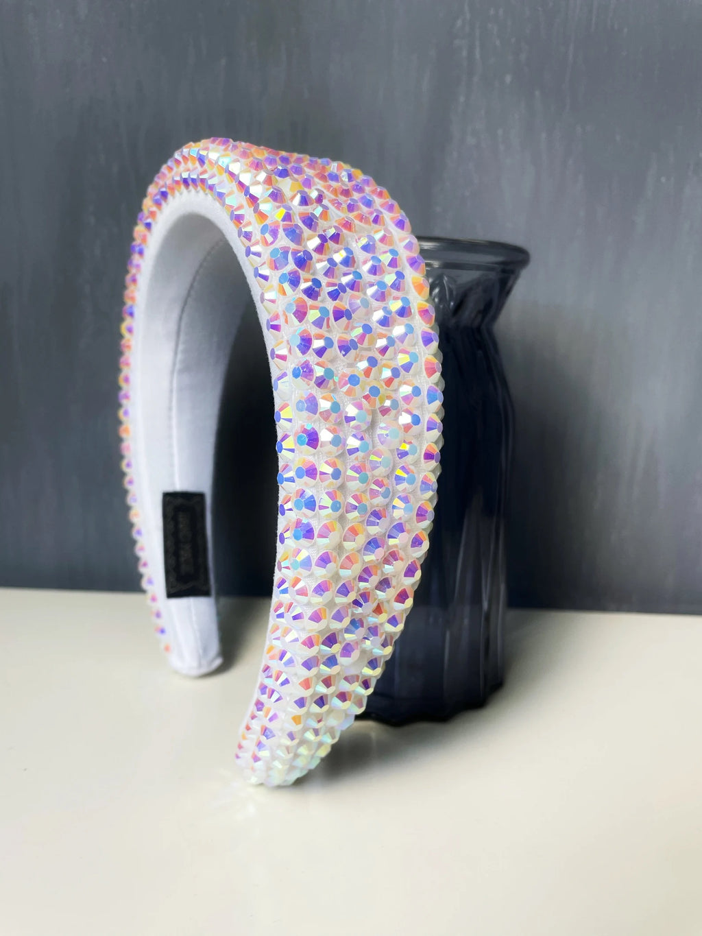 White Rhinestone Headband