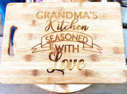 Bamboo Cutting Board - Custom Order