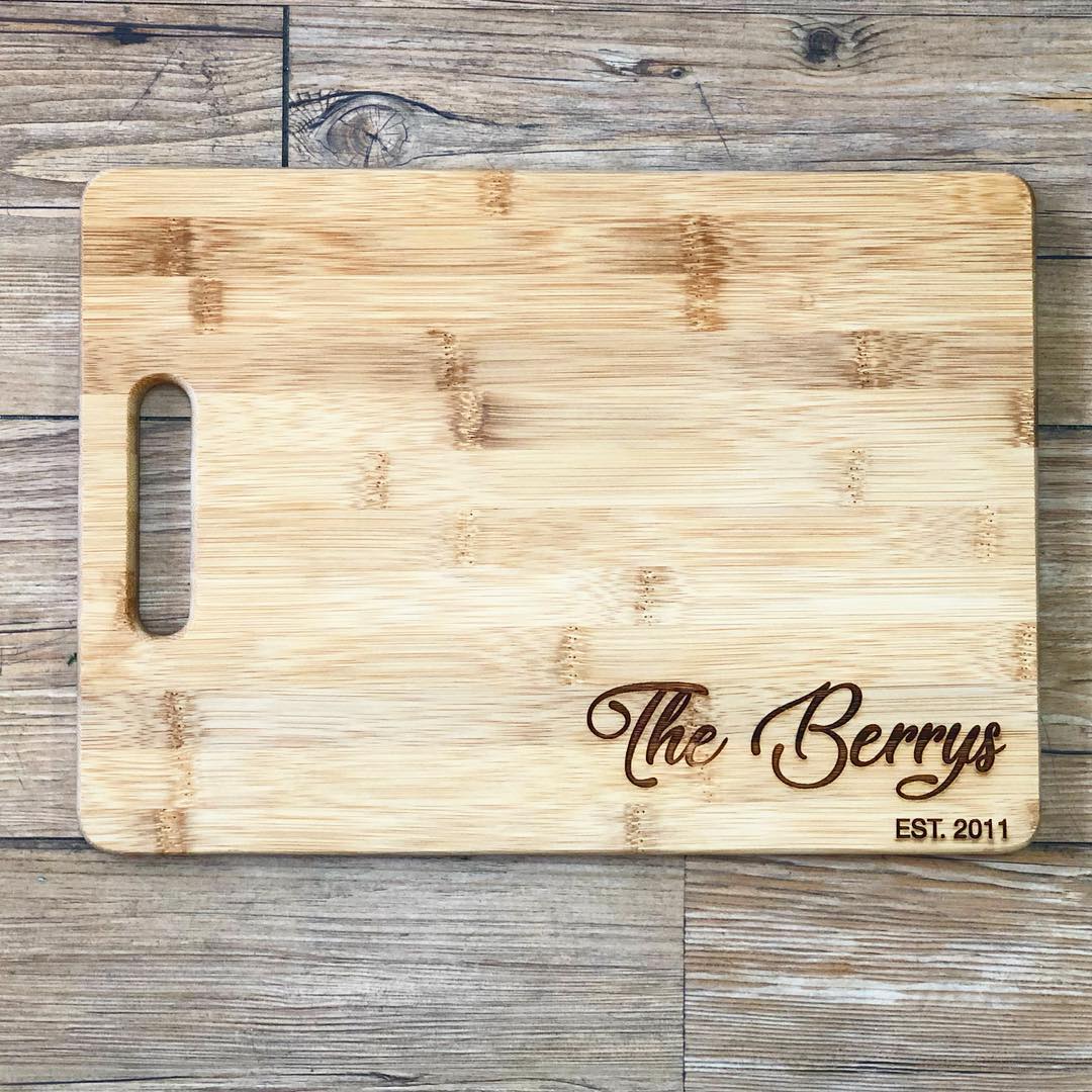 Bamboo Cutting Board - Custom Order