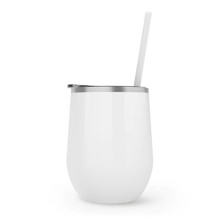 White Stemless Wine Tumbler