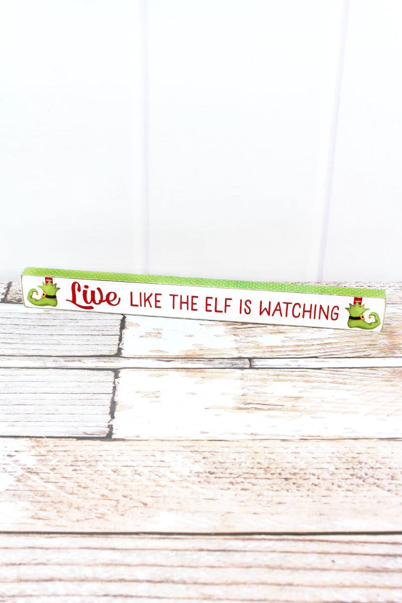 The Elf is Watching Tabletop Block