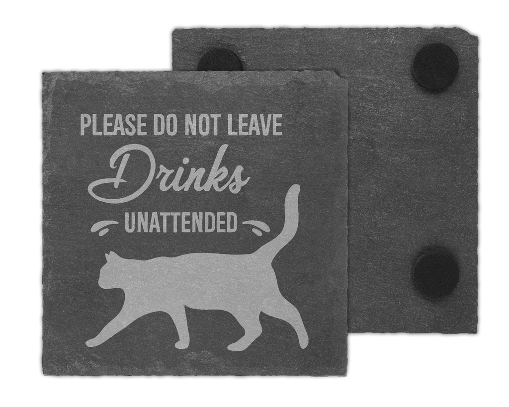 Personalized Slate Coaster Set