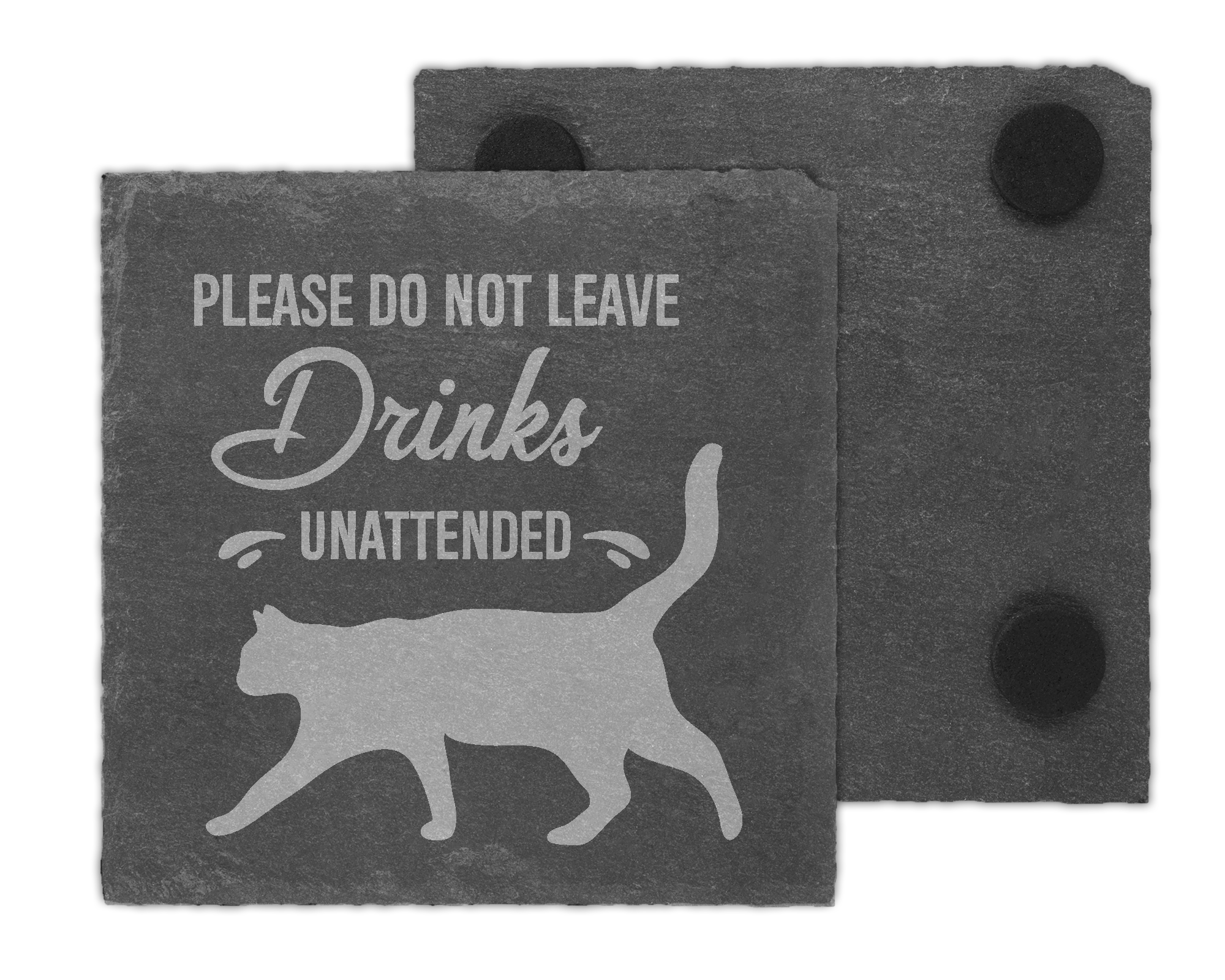 Personalized Slate Coaster Set