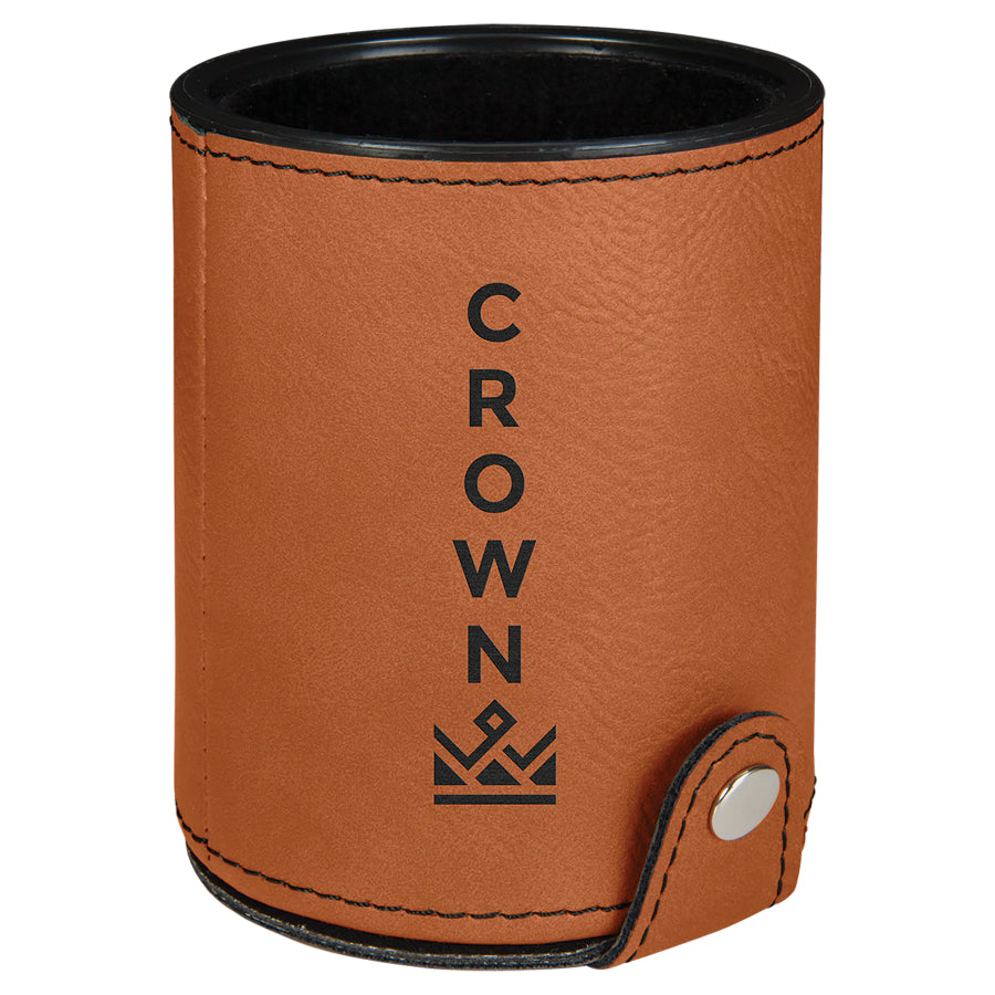 Leatherette Dice Cup with 5 Dice