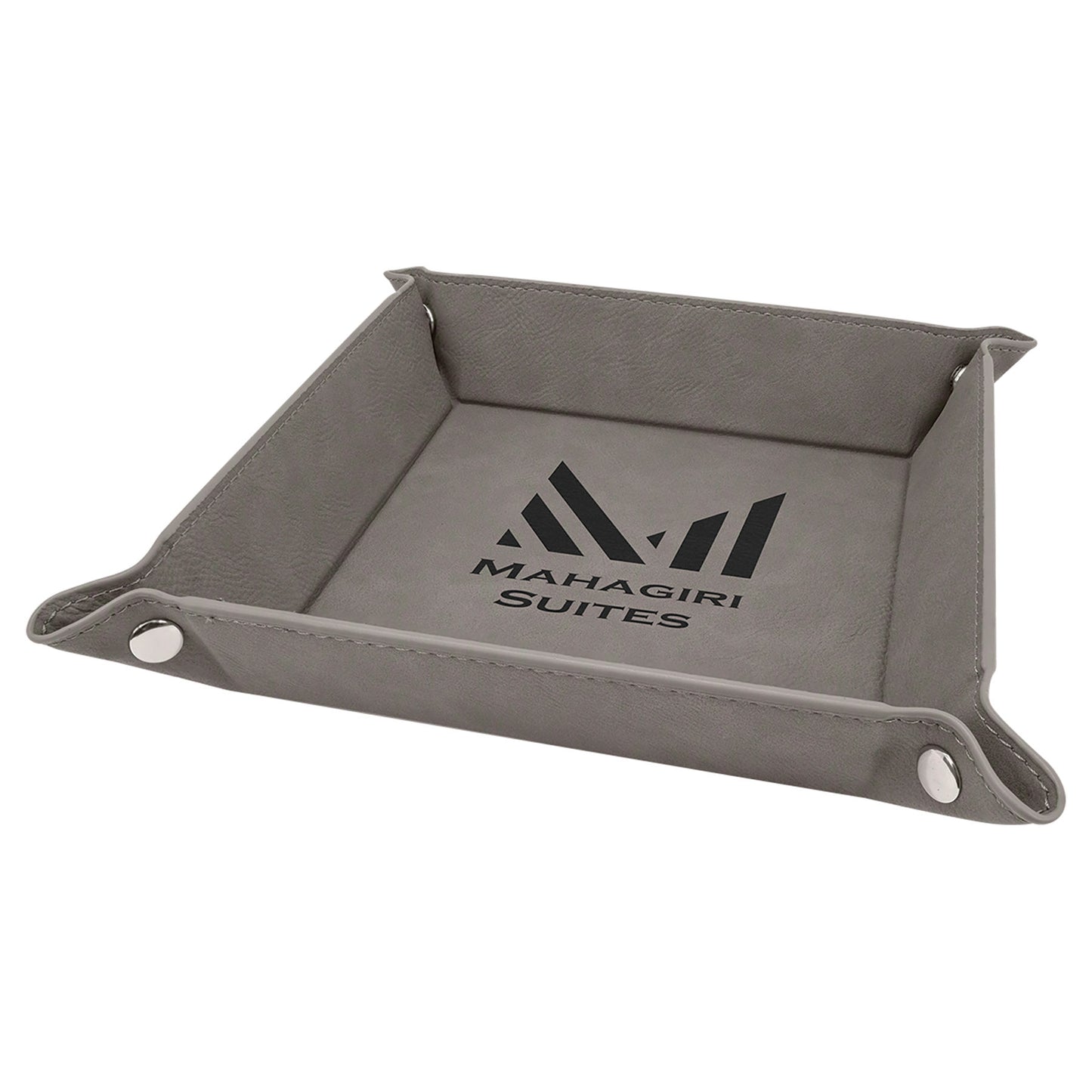 Leatherette Valet Tray Personalized Small