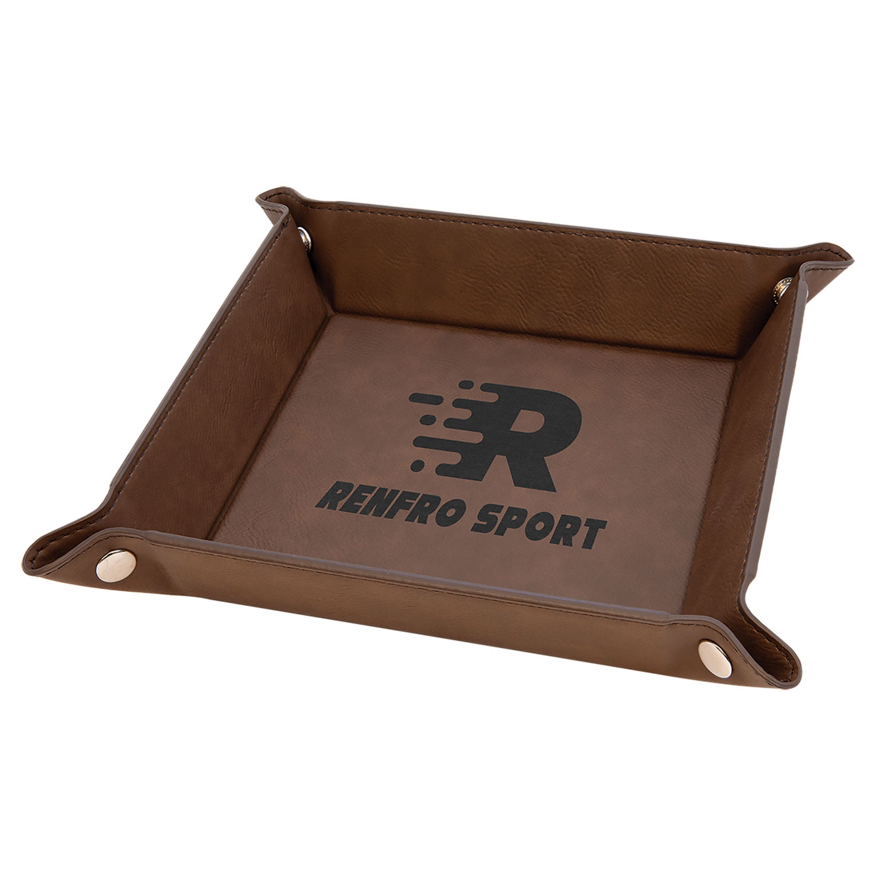 Leatherette Valet Tray Personalized Small