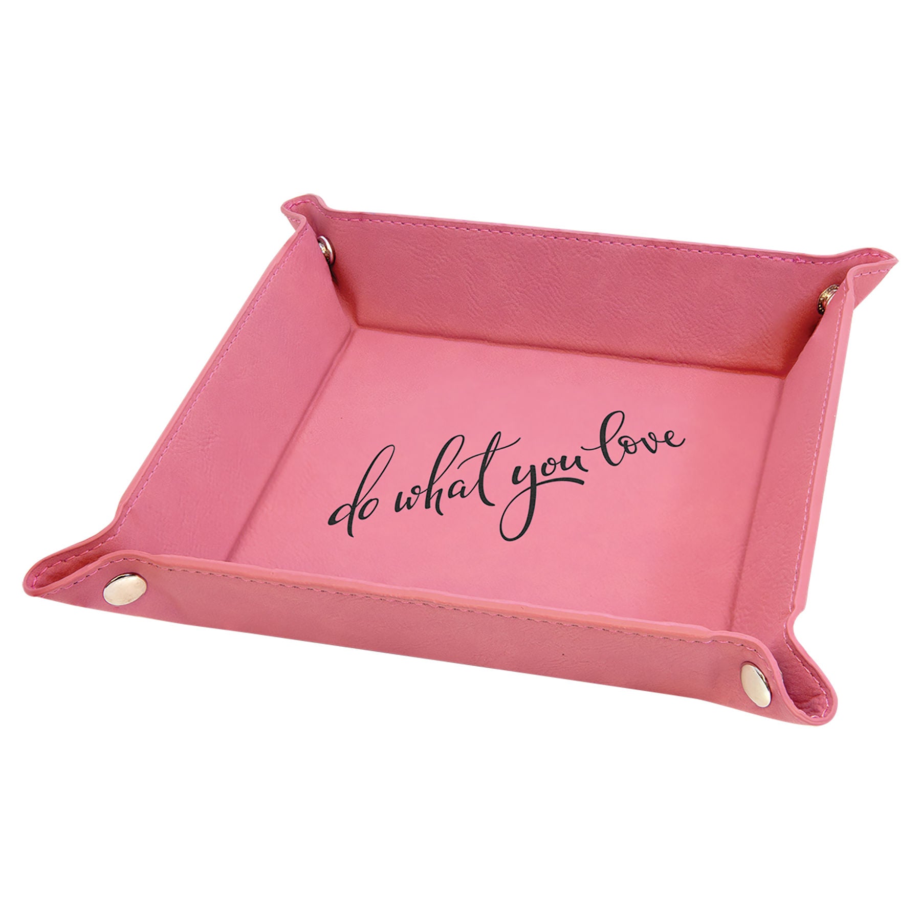 Leatherette Valet Tray Personalized Small