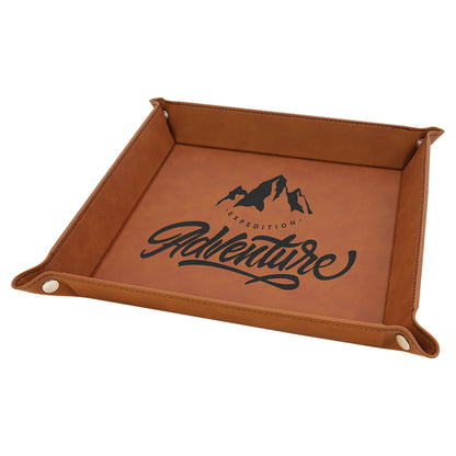 Personalized Leatherette Valet Tray