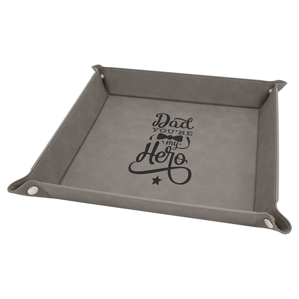 Leatherette Valet Tray Personalized