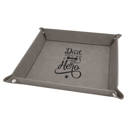 Personalized Leatherette Valet Tray