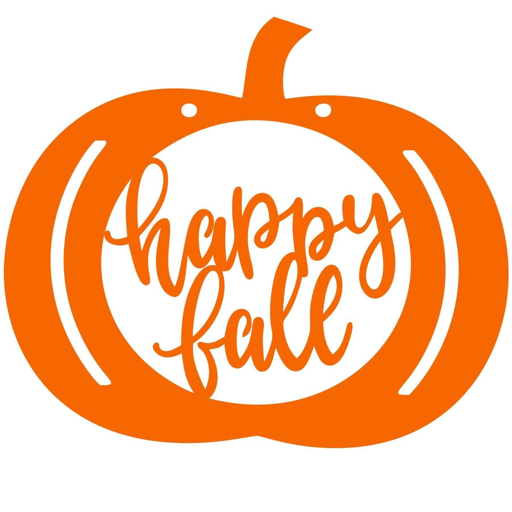 Happy Fall Pumpkin Door Hanger