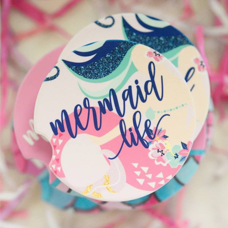 Mermaid Life Car Coaster