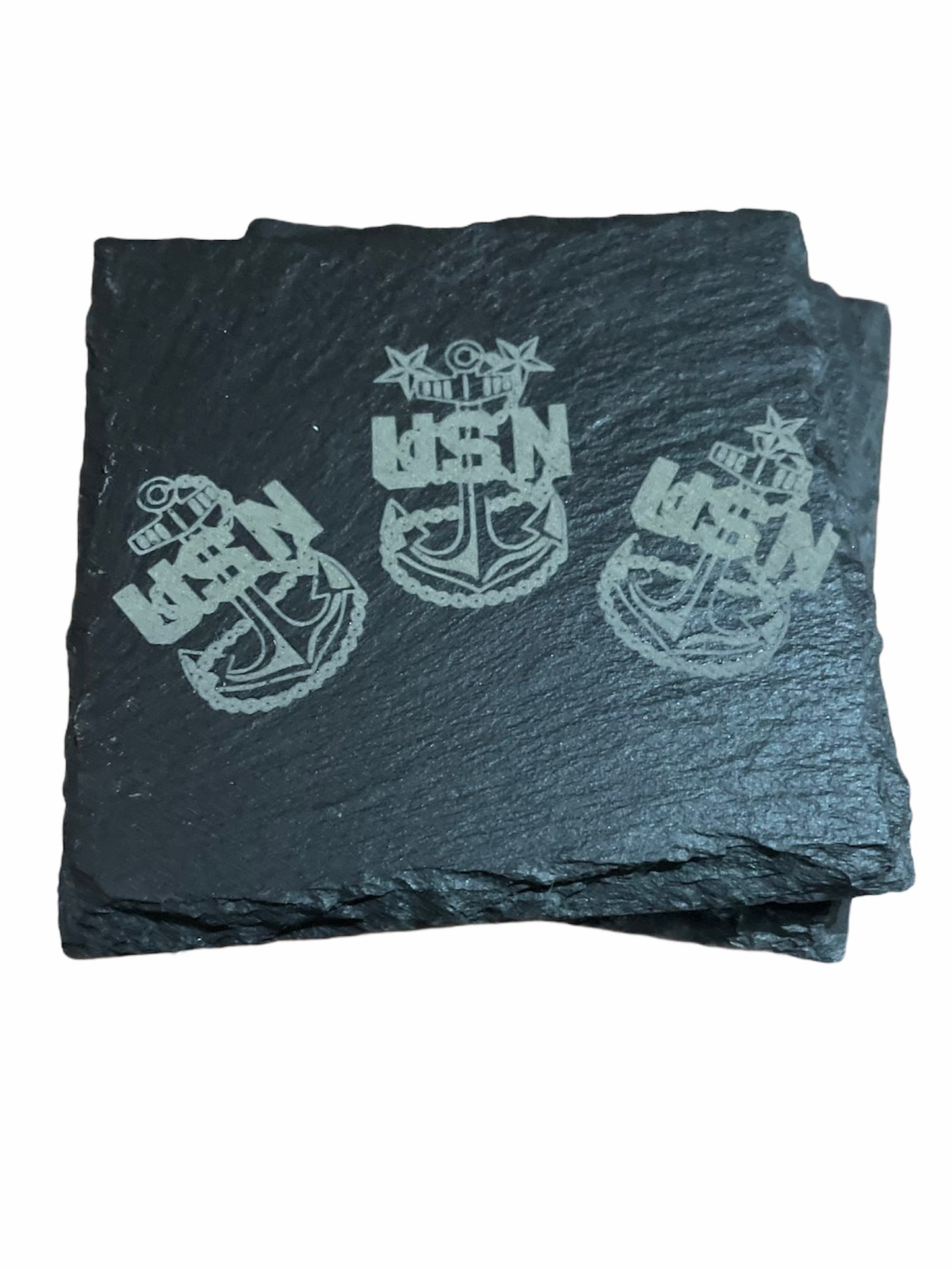 Personalized Slate Coaster Set