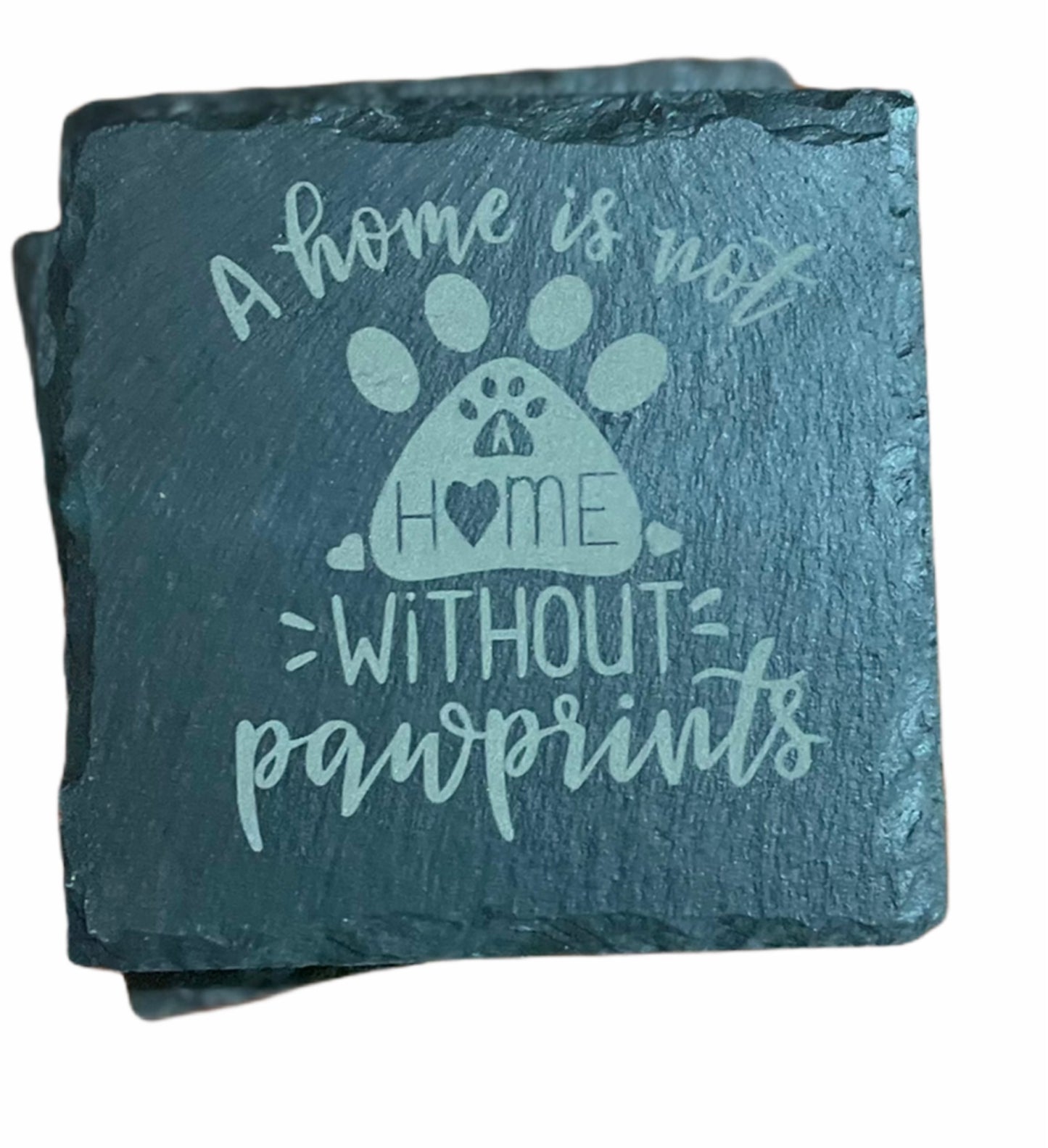 Personalized Slate Coaster Set