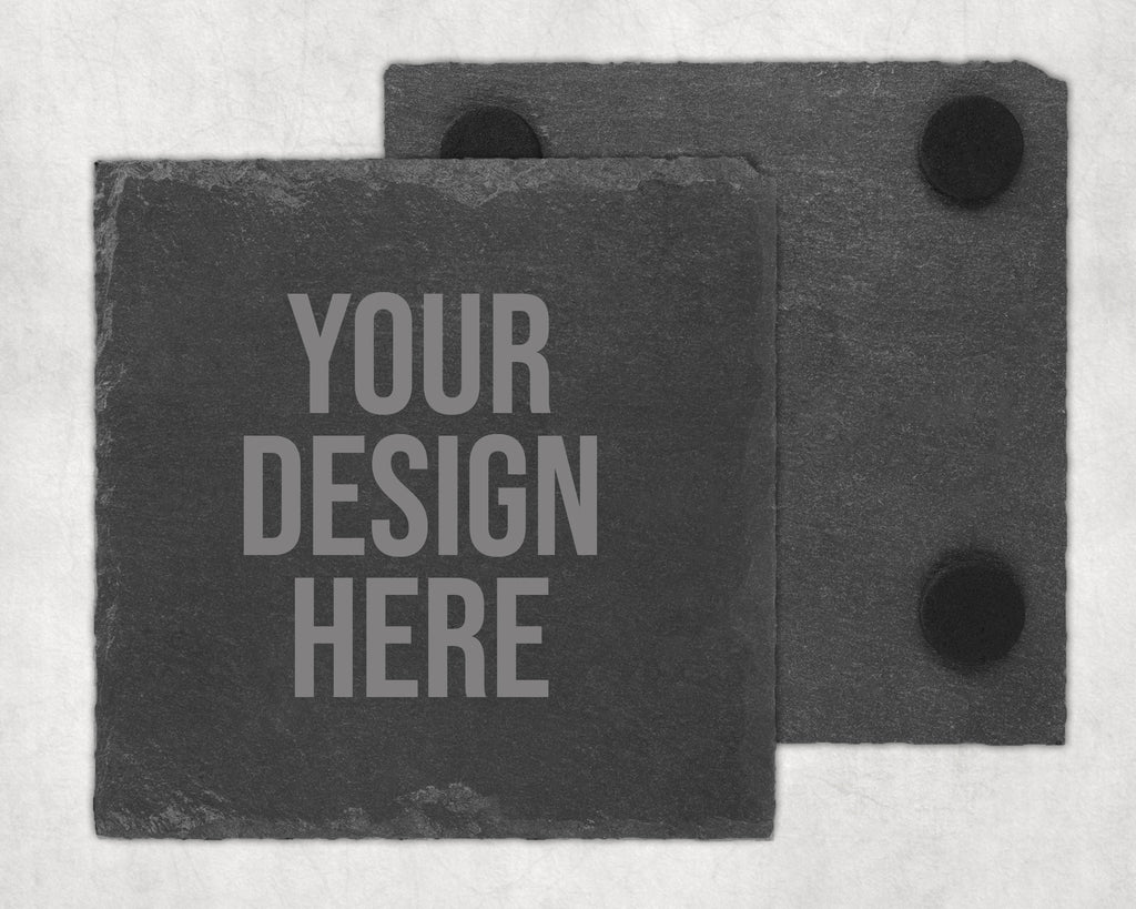 Personalized Slate Coaster Set