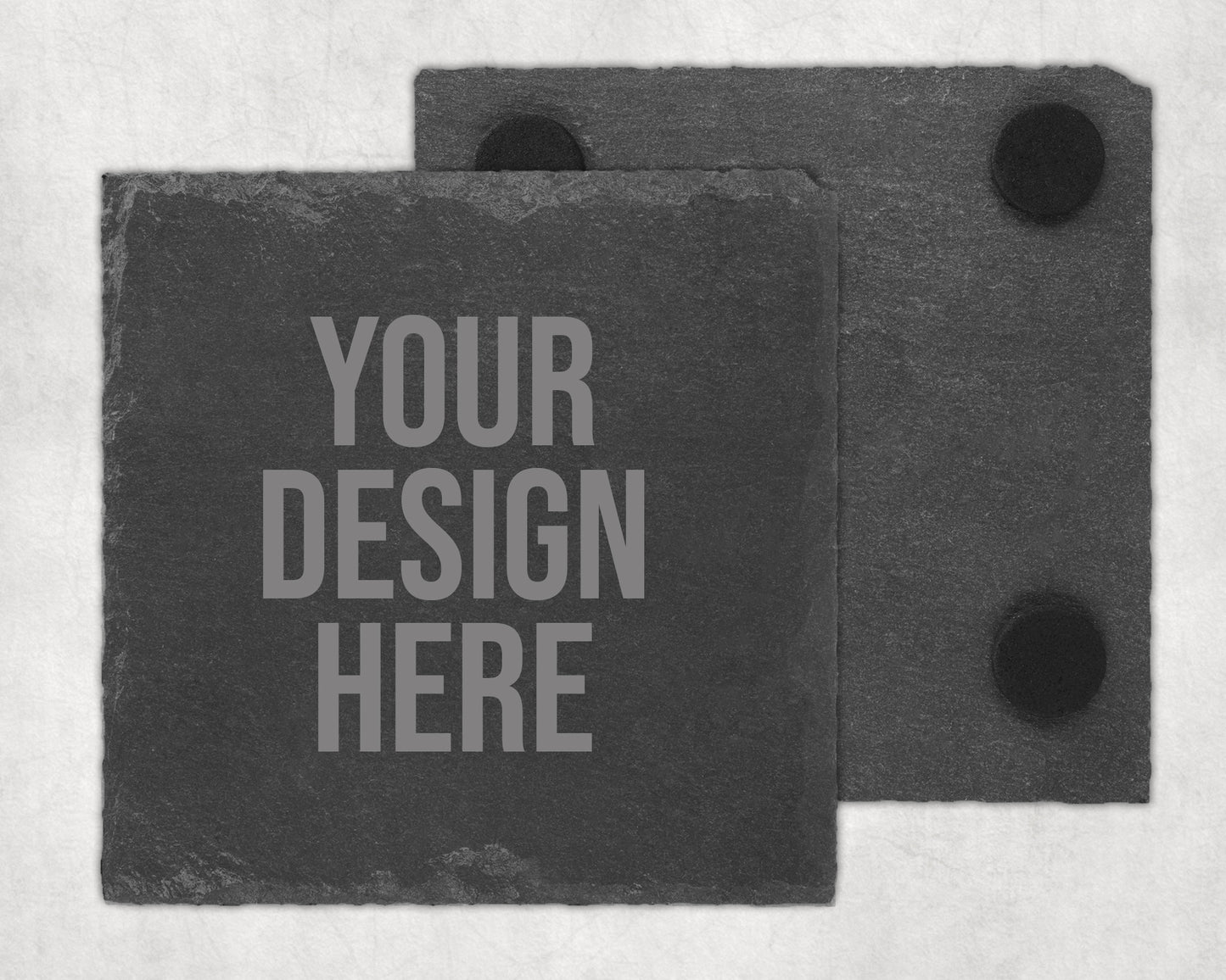 Personalized Slate Coaster Set