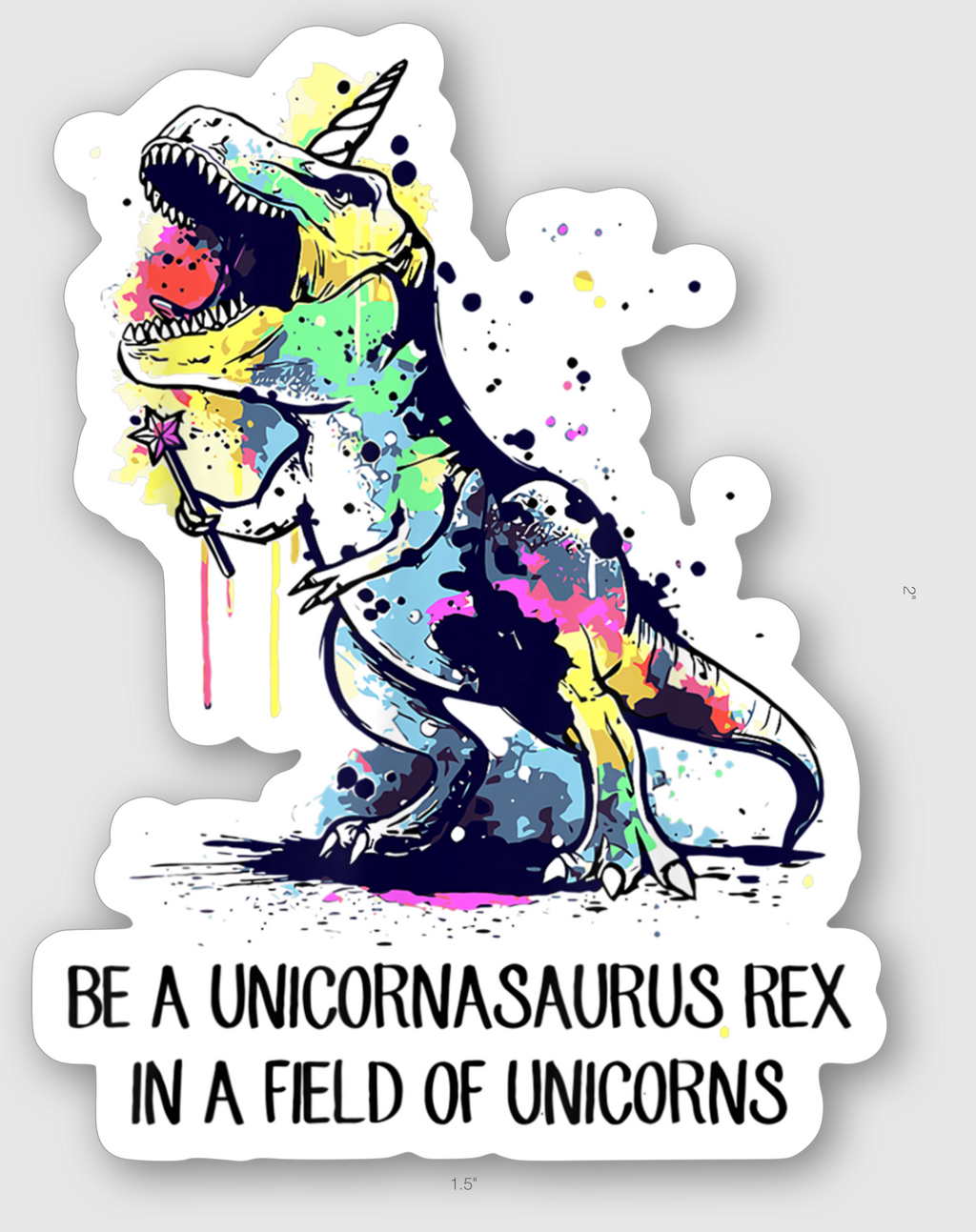 Unicornasaurus Rex Sticker