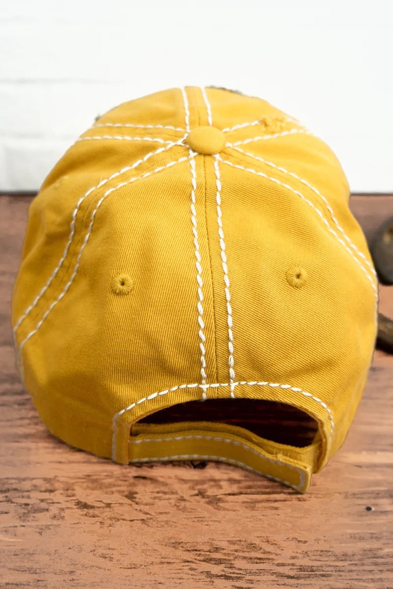 Crazy Heifer Distressed Hat