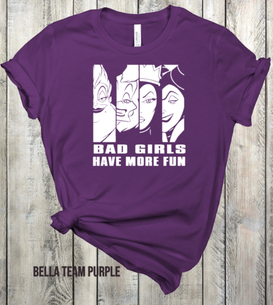 Bad Girls Have More Fun Villains