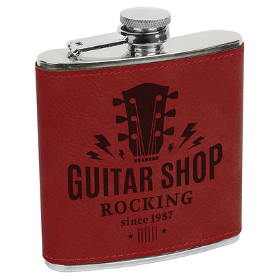 Leatherette Flask - Custom Order