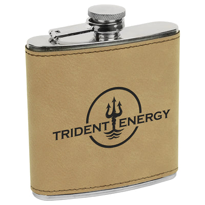 Leatherette Flask - Custom Order