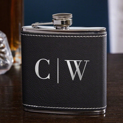 Leatherette Flask - Custom Order