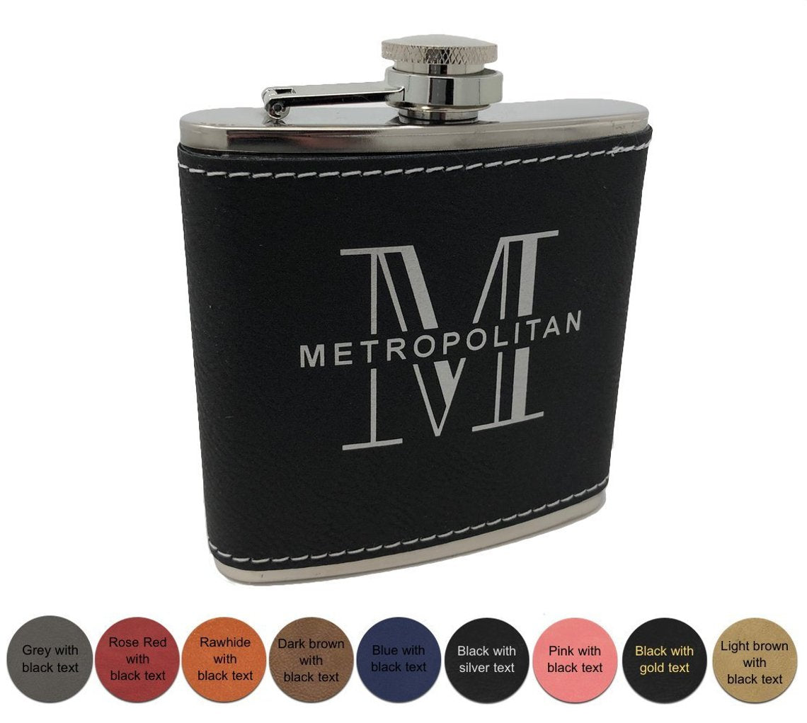 Leatherette Flask - Custom Order