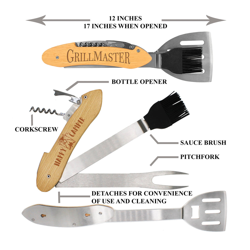 5 in 1 BBQ Tool - Grill Set Gift