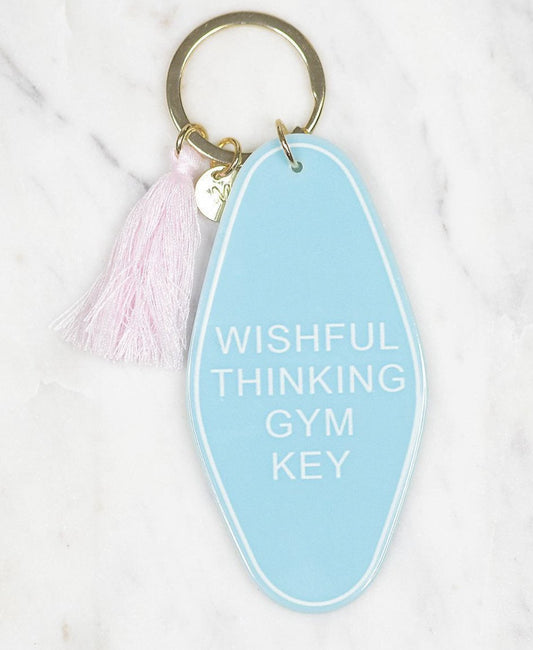 Wishful Thinking Gym Keychain