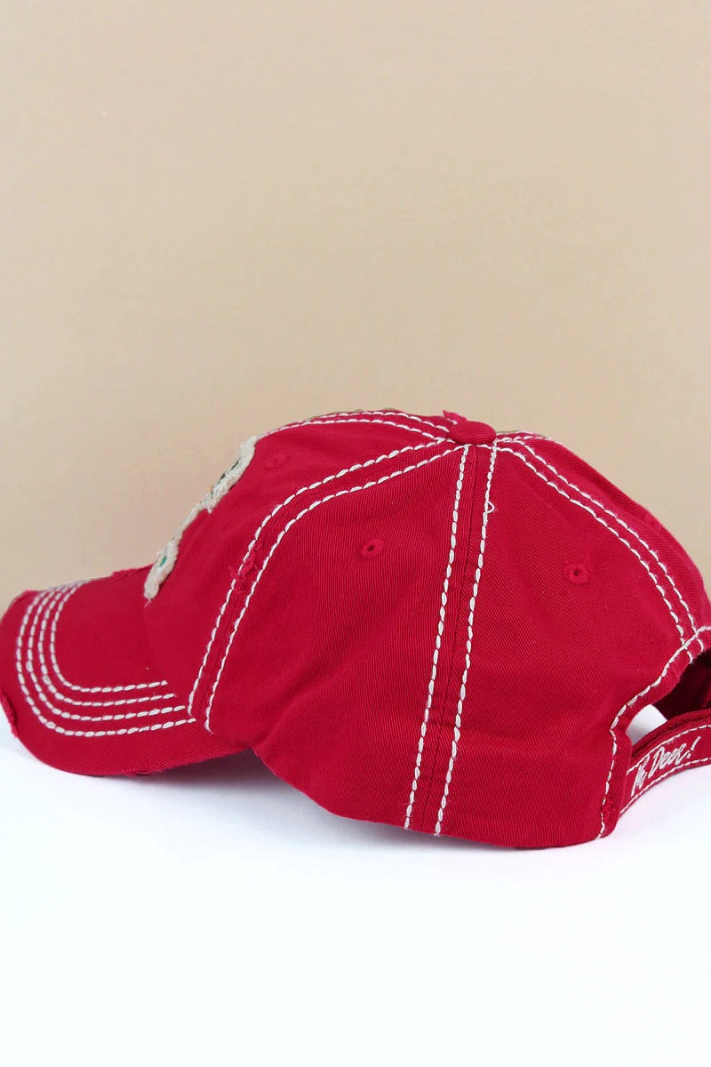 Oh Deer Distressed Hat