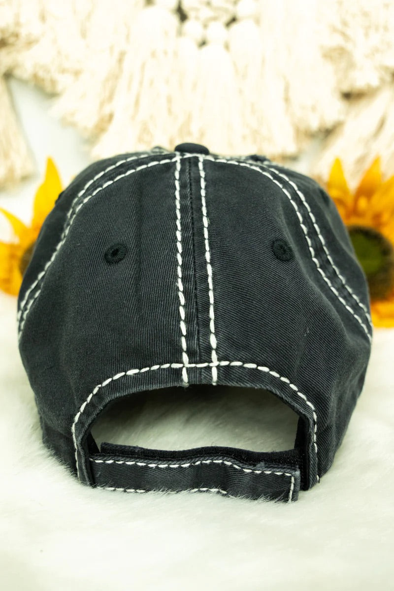 Blessed Mom Sunflower Hat