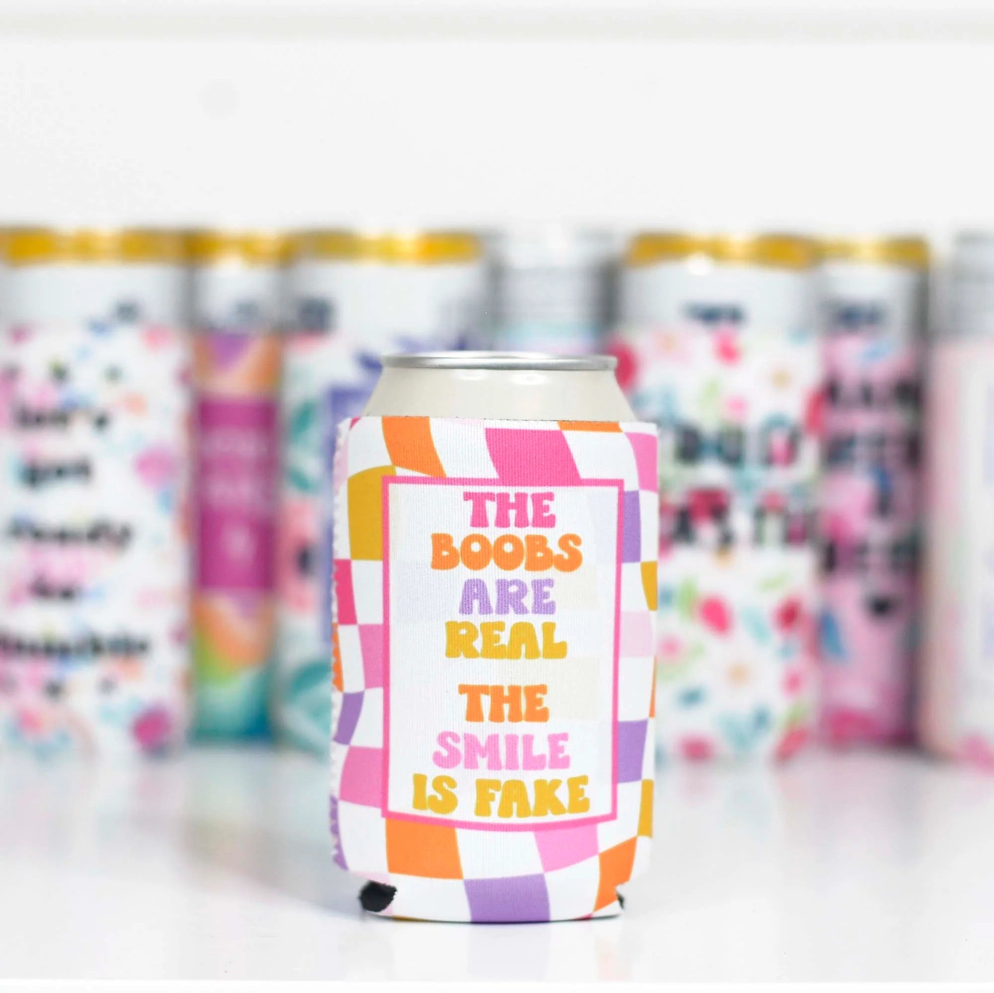 The Boobs Are Real Can Cooler